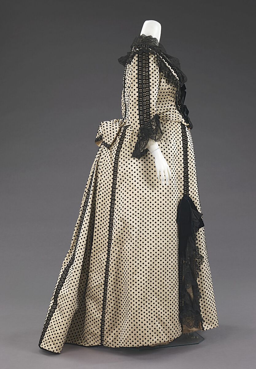Dinner dress, House of Worth (French, 1858–1956), silk, jet, French