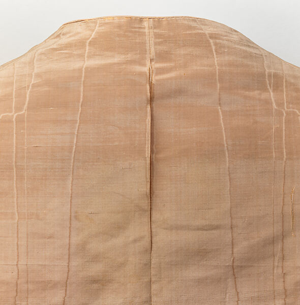 Evening dress, OLYMPE (American, active ca. 1851–1885), silk, mother-of-pearl, American