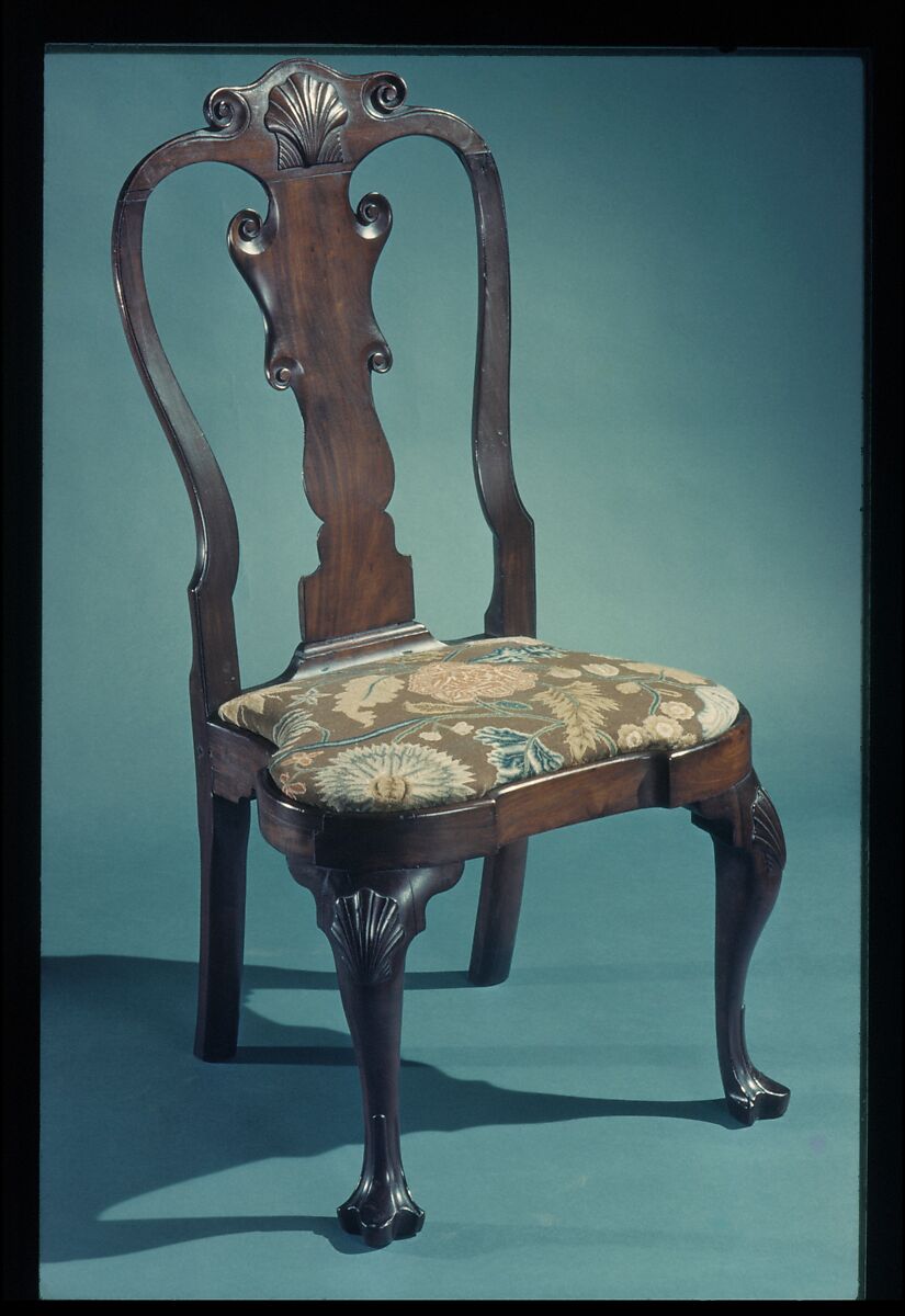 Side Chair, Mahogany, yellow pine, American 
