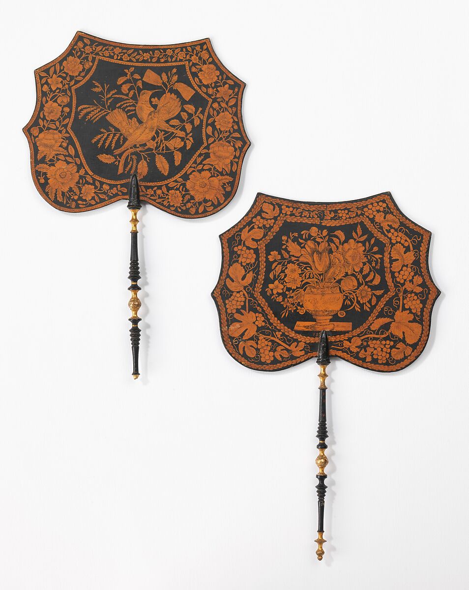 Fan, Christiana Hummer, wood, paint, American