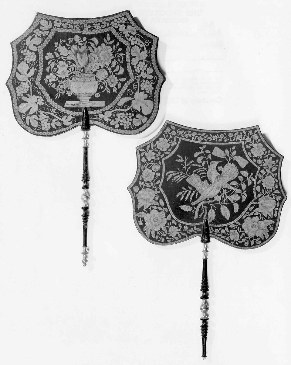 Fan, Christiana Hummer, wood, paint, American