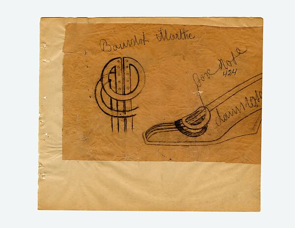 Model No. 424, Steven Arpad (French, 1904–1999), leather, wood, French