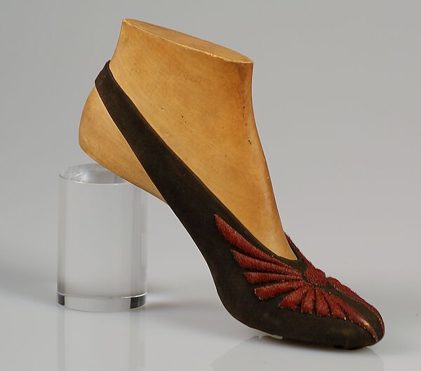 Shoe prototype, Steven Arpad (French, 1904–1999), leather, wood, French