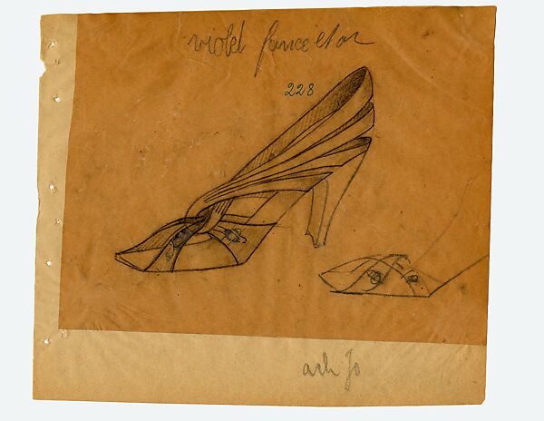 Model No. 228, Steven Arpad (French, 1904–1999), leather, wood, French