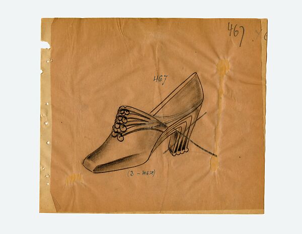 Model No. 467, Steven Arpad (French, 1904–1999), leather, wood, French