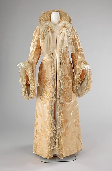 Evening coat, House of Worth (French, 1858–1956), silk, French 