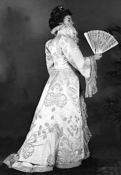 Evening coat, House of Worth (French, 1858–1956), silk, French