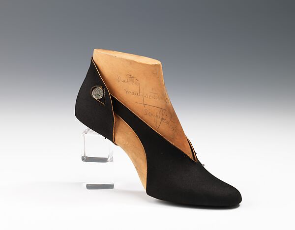 Shoe prototype, Steven Arpad (French, 1904–1999), wool, wood, French 