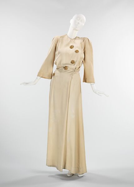 Lounging pajamas, Charles James (American, born Great Britain, 1906–1978), silk, American 