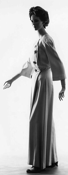 Lounging pajamas, Charles James (American, born Great Britain, 1906–1978), silk, American