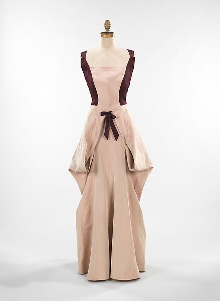 Evening dress, Charles James (American, born Great Britain, 1906–1978), silk, American