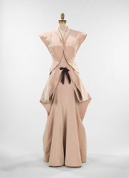 Evening dress, Charles James (American, born Great Britain, 1906–1978), silk, American 