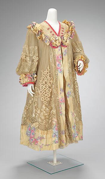 Evening coat, Martial &amp; Armand, silk, French 