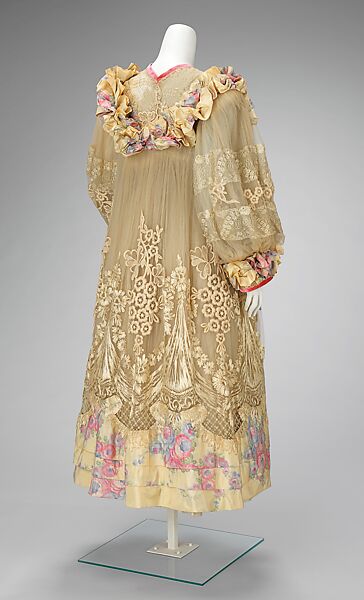 Evening coat, Martial &amp; Armand, silk, French