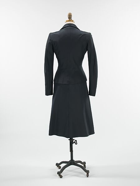 Cocktail suit, Charles James (American, born Great Britain, 1906–1978), silk, American