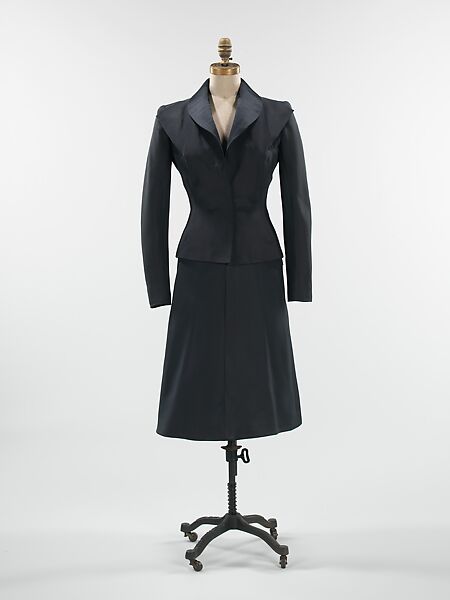 Cocktail suit, Charles James (American, born Great Britain, 1906–1978), silk, American 