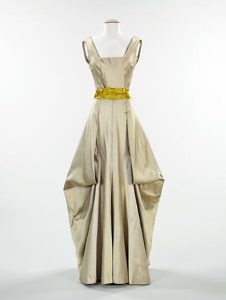 Evening dress, Charles James (American, born Great Britain, 1906–1978), silk, American 