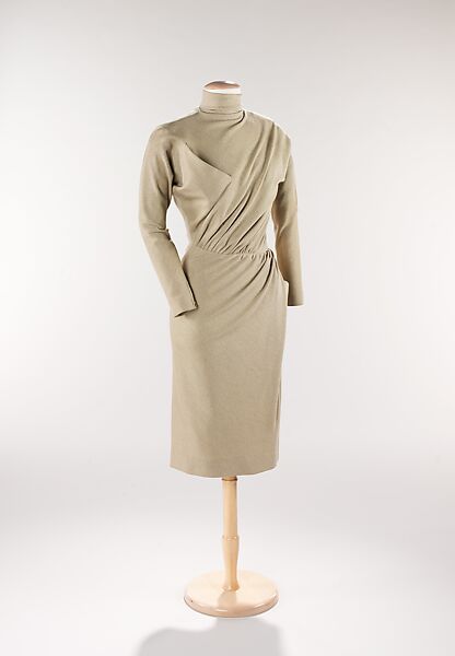 Dress, Jacques Griffe (French, 1917–1996), wool, French 