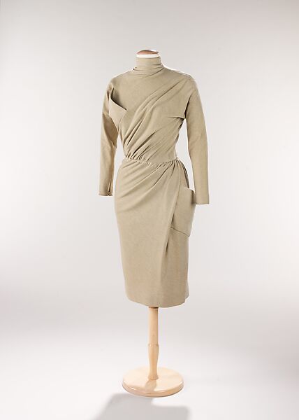Dress, Jacques Griffe (French, 1917–1996), wool, French