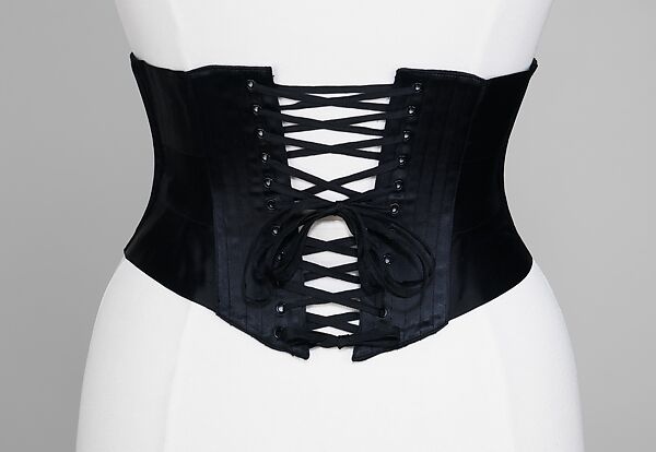 Waist cincher, Attributed to Royal Worcester Corset Company (American, 1861–1950), silk, metal, American