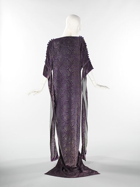 Evening dress, Gallenga (Italian, 1918–1974), silk, metal, glass beads, Italian
