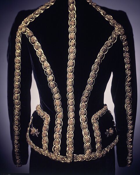 Evening jacket, Elsa Schiaparelli (Italian, 1890–1973), silk, metal, French