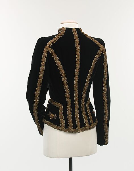 Evening jacket, Elsa Schiaparelli (Italian, 1890–1973), silk, metal, French