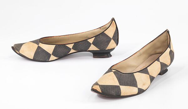 Shoes, Attributed to Claire McCardell (American, 1905–1958), cotton, American 
