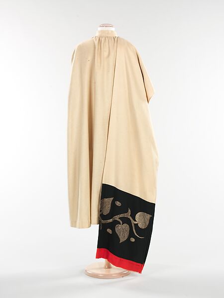 Evening cape, Paul Poiret (French, Paris 1879–1944 Paris), wool, metal, silk, French