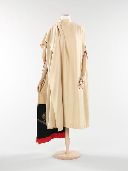 Evening cape, Paul Poiret (French, Paris 1879–1944 Paris), wool, metal, silk, French 