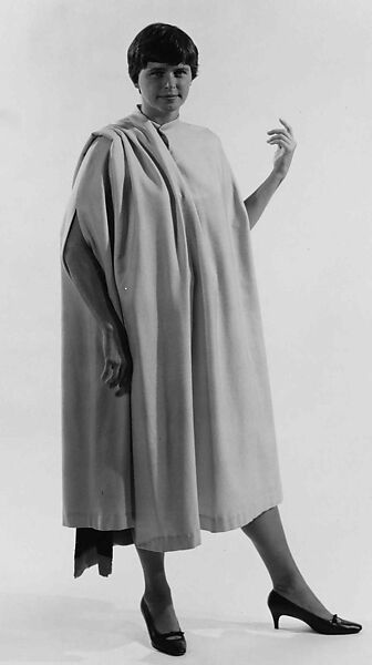 Evening cape, Paul Poiret (French, Paris 1879–1944 Paris), wool, metal, silk, French