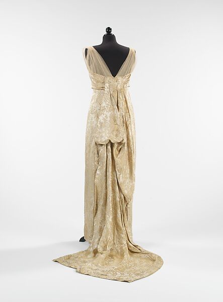 Evening dress, Callot Soeurs (French, active 1895–1937), silk, metal, French