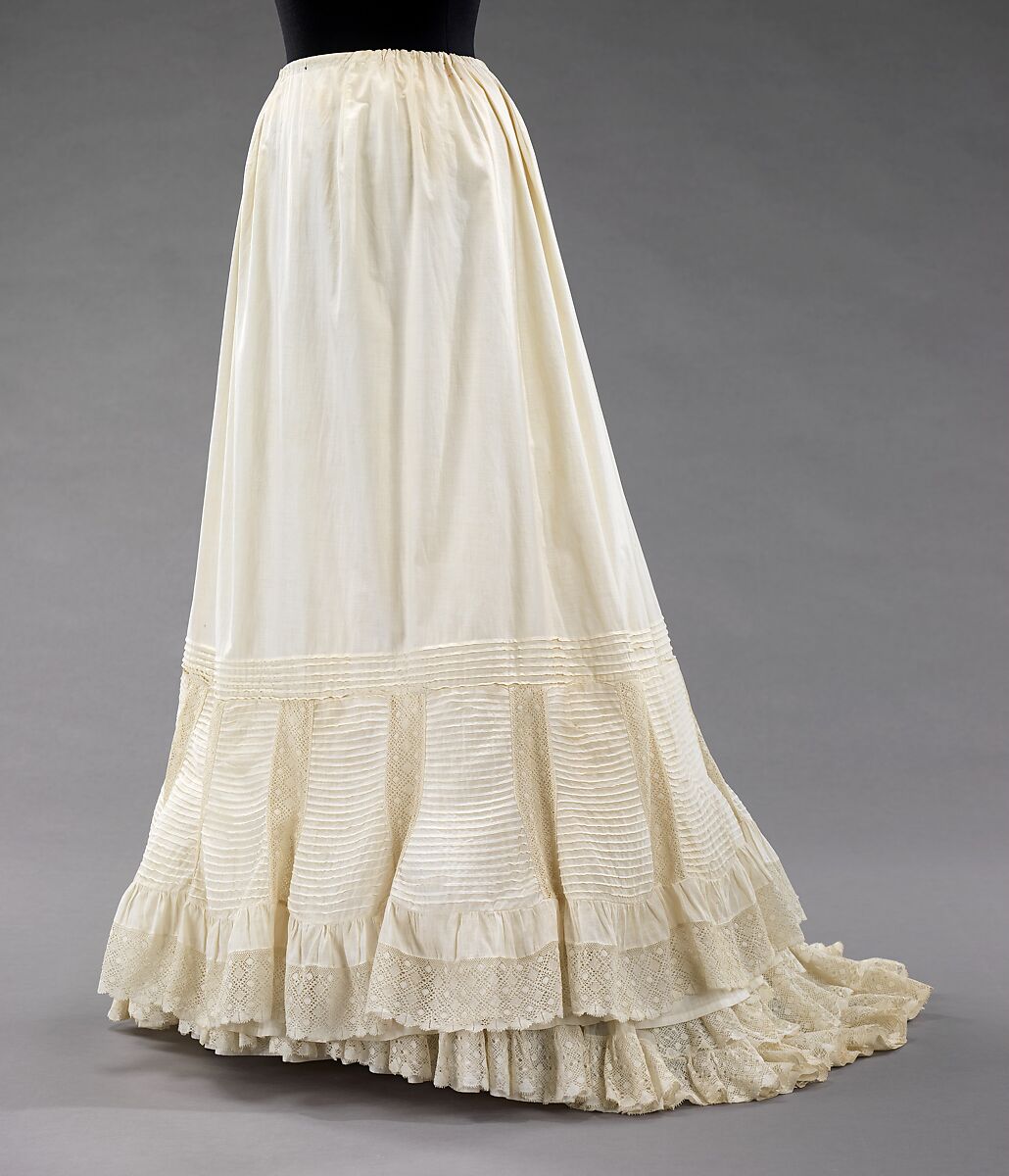 Petticoat, cotton, American 