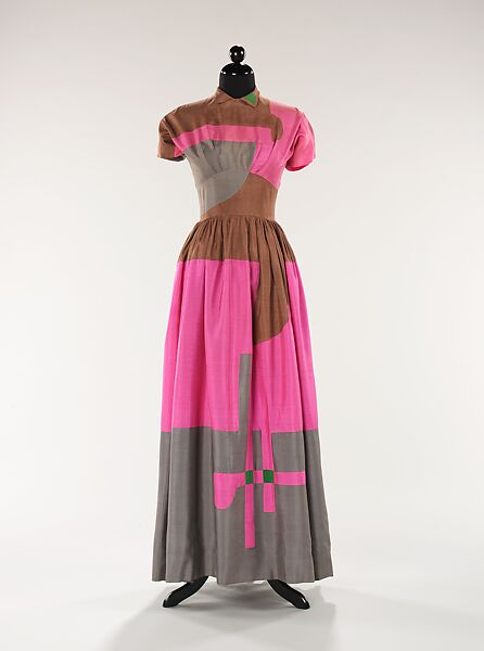 Dinner dress, Gilbert Adrian (American, Naugatuck, Connecticut 1903–1959 Hollywood, California), silk, American 