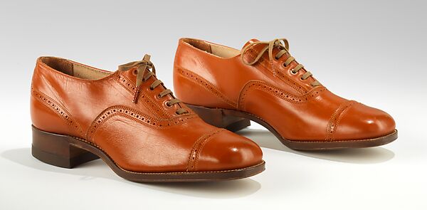 Brogues, Hurd Shoe Co., leather, American 