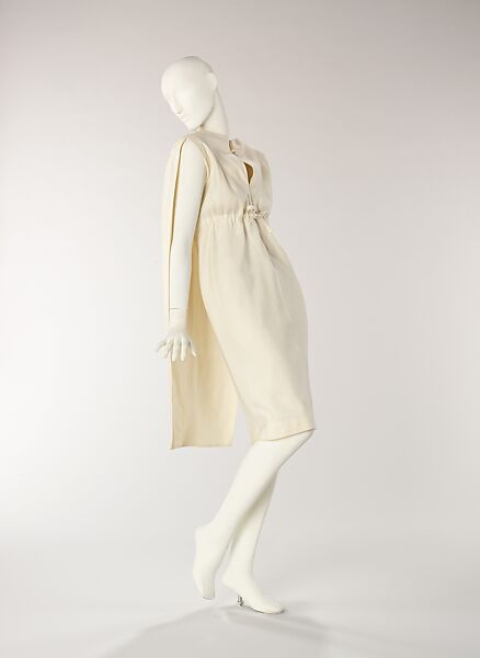 Dress, House of Balenciaga (French, founded 1937), linen, French