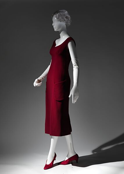 "Pear Shape", Charles James (American, born Great Britain, 1906–1978), wool, American