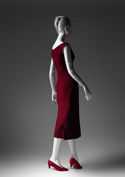 "Pear Shape", Charles James (American, born Great Britain, 1906–1978), wool, American