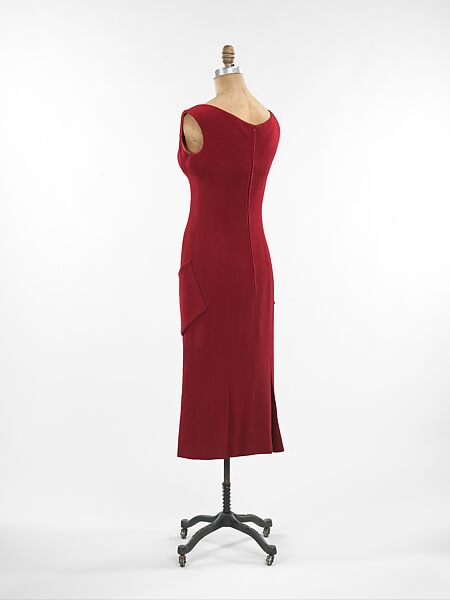 "Pear Shape", Charles James (American, born Great Britain, 1906–1978), wool, American