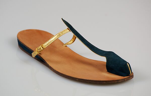 Thong sandals, Dal Co' (Italian), leather, Italian