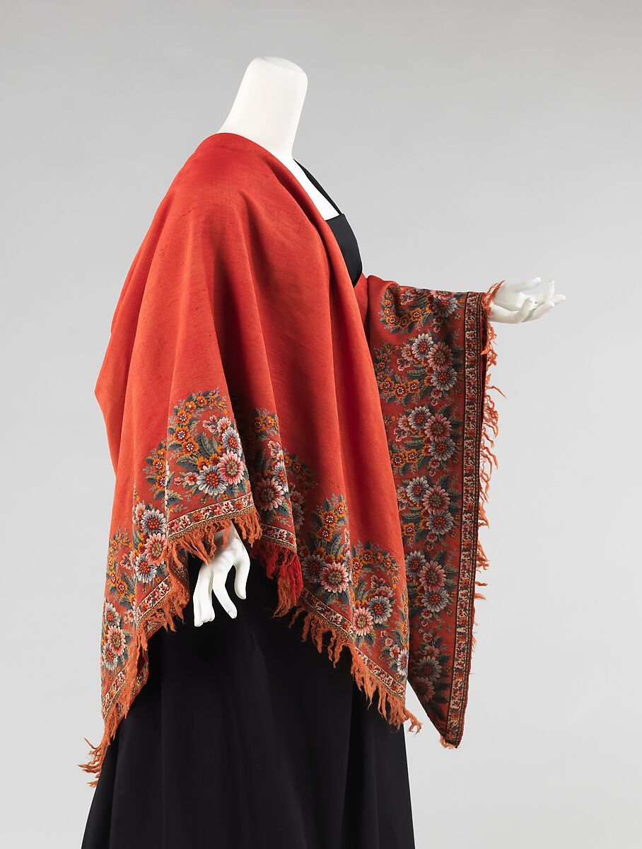 Shawl, wool, French 