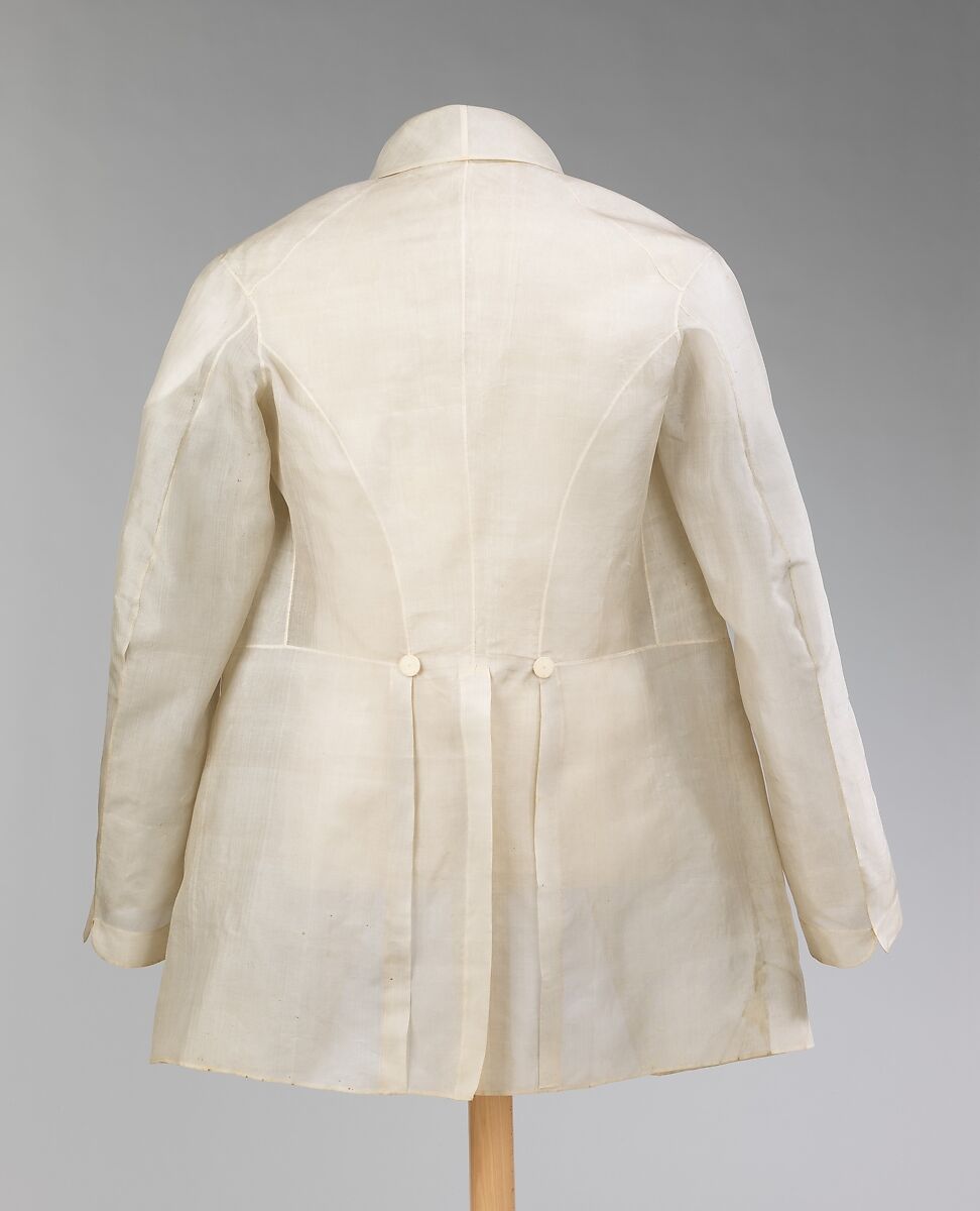 Frock coat, cotton, piña, Philippine