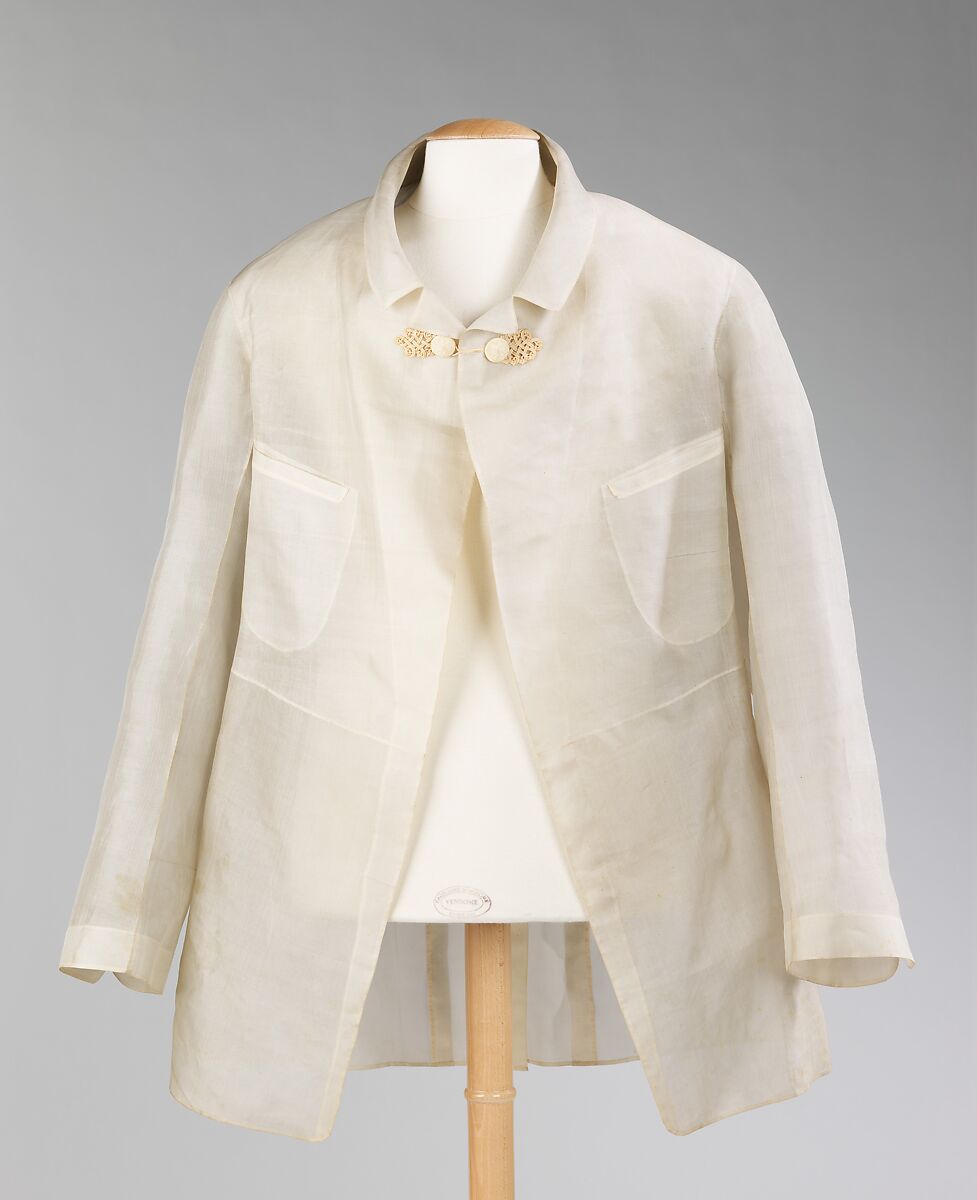 Frock coat, cotton, piña, Philippine 