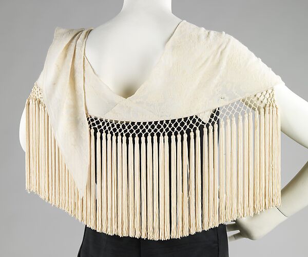 Scarf, Caroline Reboux (French, active 1870–1956), silk, wool, French