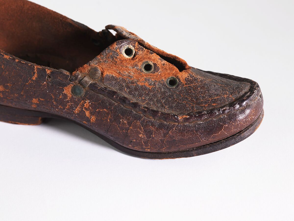 Shoes, leather, probably European