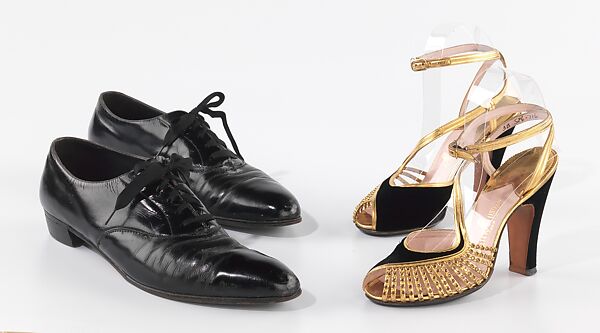 Dance oxfords, leather, American