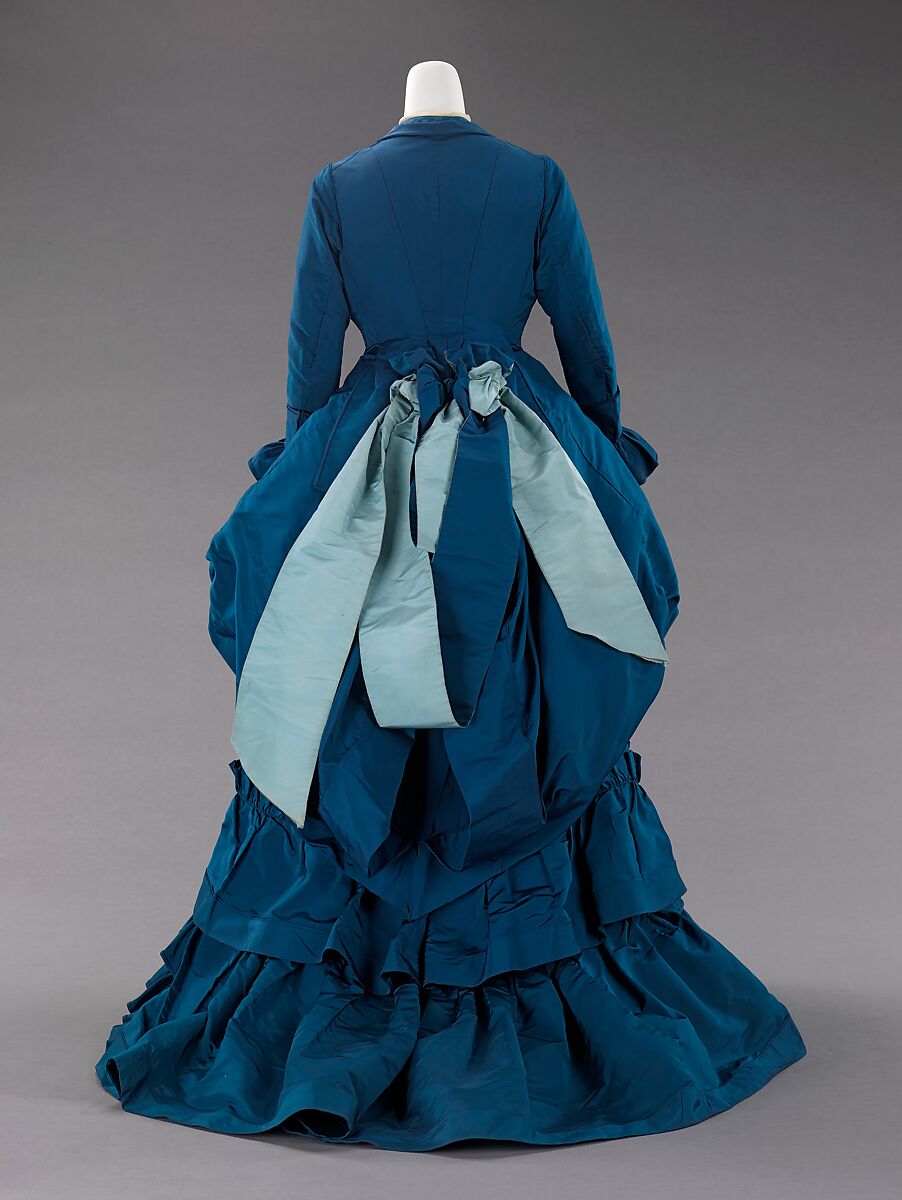 Afternoon dress, House of Worth (French, 1858–1956), silk, French