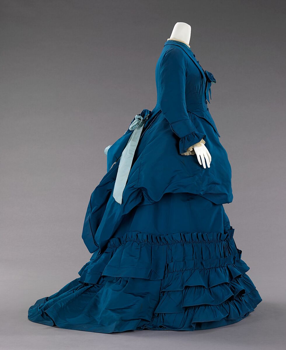 Afternoon dress, House of Worth (French, 1858–1956), silk, French