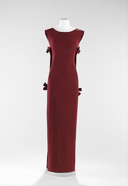 Evening dress, House of Balenciaga (French, founded 1937), silk, French 