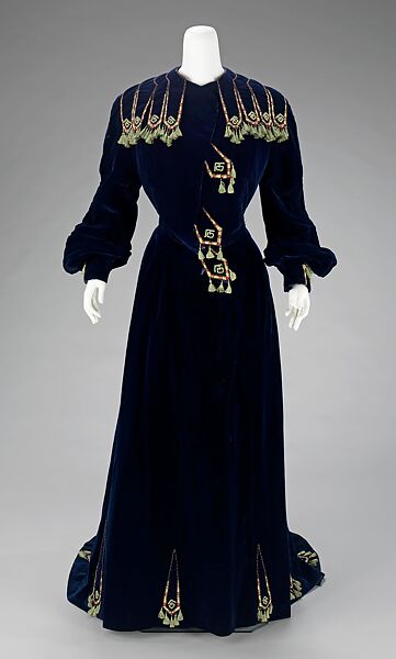 Afternoon dress, House of Paquin (French, 1891–1956), silk, French 